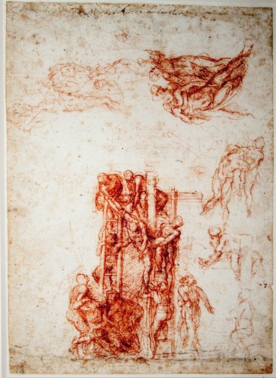 Studies for a Deposition from the Cross by Michelangelo Buonarroti